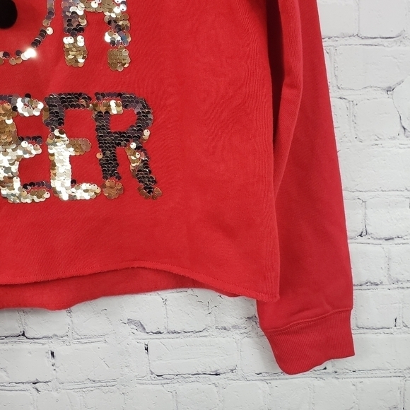 JUSTICE Long Sleeve Flippy Hoodie Size 14/16 - Picture 3 of 8